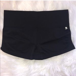 Danskin Now Black Fitted Yoga Gym Shorts